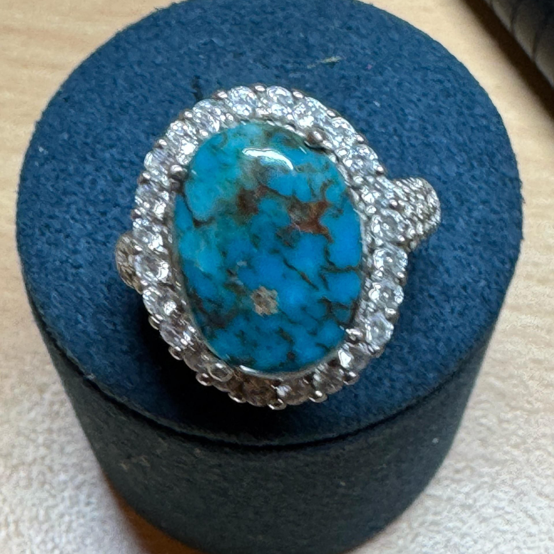 turquoise_Nishapur_size_65_ladies_ring_2 Turquoise Nishapur - Image 2