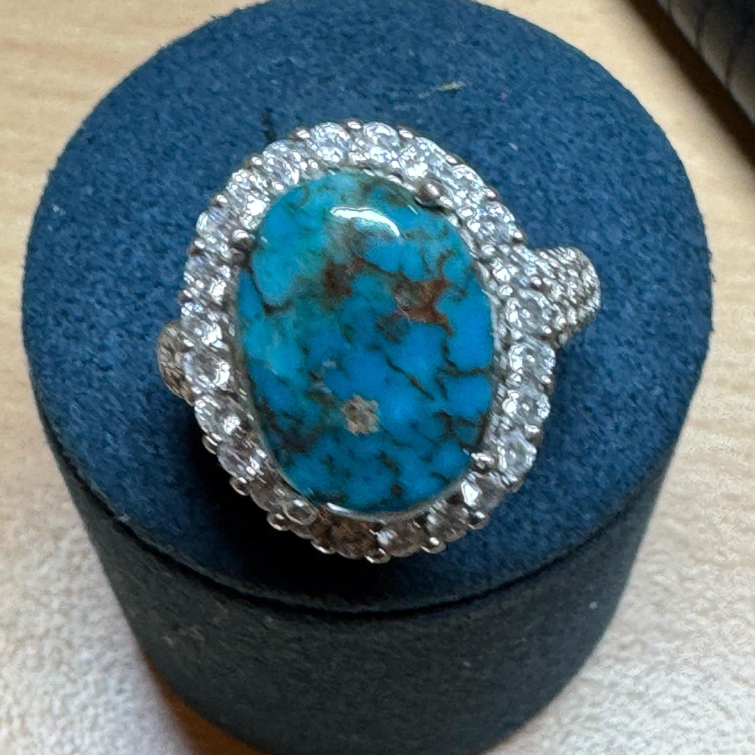 turquoise_Nishapur_size_65_ladies_ring_4 Turquoise Nishapur - Image 3
